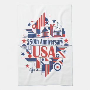 Linge De Cuisine le 250e anniversaire de l'Amérique