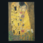 Linge De Cuisine Le baiser de Gustav Klimt, Art Nouveau Vintage<br><div class="desc">Le Kiss (Der Kuss) (1907/08) de Gustav Klimt est probablement son oeuvre la plus célèbre. Klimt a commencé à y travailler en 1907 et c'est le point culminant de sa soi-disant "période d'or". The Kiss est une vintage peinture d'amour et d'amour de l'époque victorienne Symbolisme mettant en vedette un couple...</div>