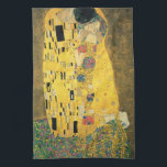 Linge De Cuisine Le baiser de Gustav Klimt, Art Nouveau Vintage<br><div class="desc">Le Kiss (Der Kuss) (1907/08) de Gustav Klimt est probablement son oeuvre la plus célèbre. Klimt a commencé à y travailler en 1907 et c'est le point culminant de sa soi-disant "période d'or". The Kiss est une vintage peinture d'amour et d'amour de l'époque victorienne Symbolisme mettant en vedette un couple...</div>