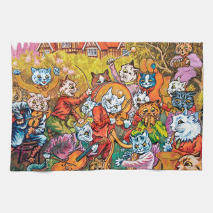 Linge De Cuisine Le Band Joue, Louis Wain