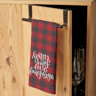 Linge De Cuisine Le beurre est mon langage de l'amour