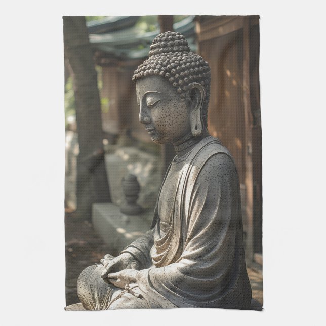 Linge De Cuisine Le Bouddha silencieux (Vertical)