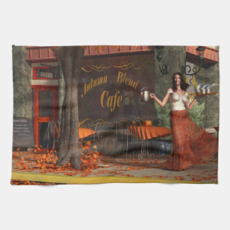 Linge De Cuisine Le café de rôti d'automne