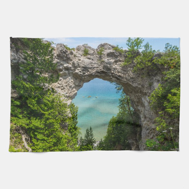 Linge De Cuisine Le Canoë À Arch Rock (Horizontal)