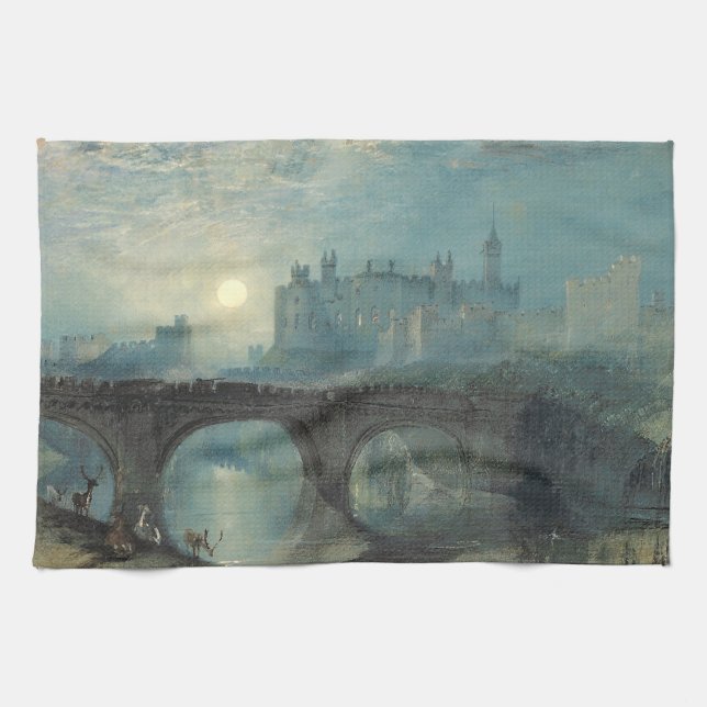 Linge De Cuisine Le château William Turner Alnwick (Horizontal)