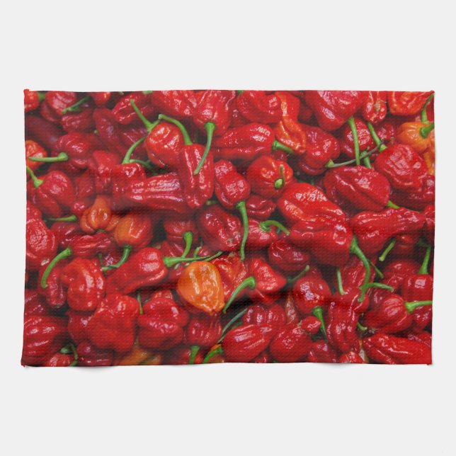 Linge De Cuisine Le Chili de Fatalii poivre 2 (Horizontal)
