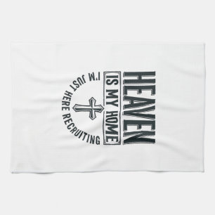 Linge De Cuisine Le Ciel Est Ma Maison Chemise De Recrutement Chrét