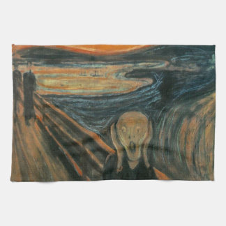 Linge De Cuisine Le cri perçant par Edvard Munch
