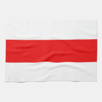 Le drapeau de la Biélorussie symbole de la révolut