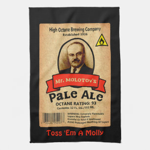 Linge De Cuisine Le Étiquette Pale Ale de M. Molotov