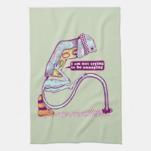 Linge De Cuisine Le feu de circulation a l'air triste