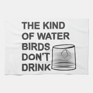 Linge De Cuisine Le genre d'oiseaux aquatiques ne boivent pas