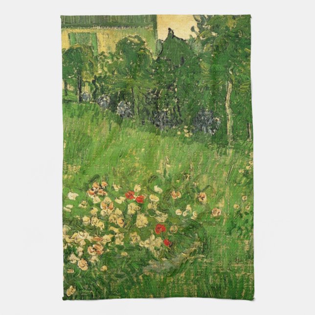 Linge De Cuisine Le jardin de Daubigny - Vincent van Gogh (Vertical)