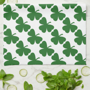 Linge De Cuisine Le jour de St Patrick vert de shamrocks