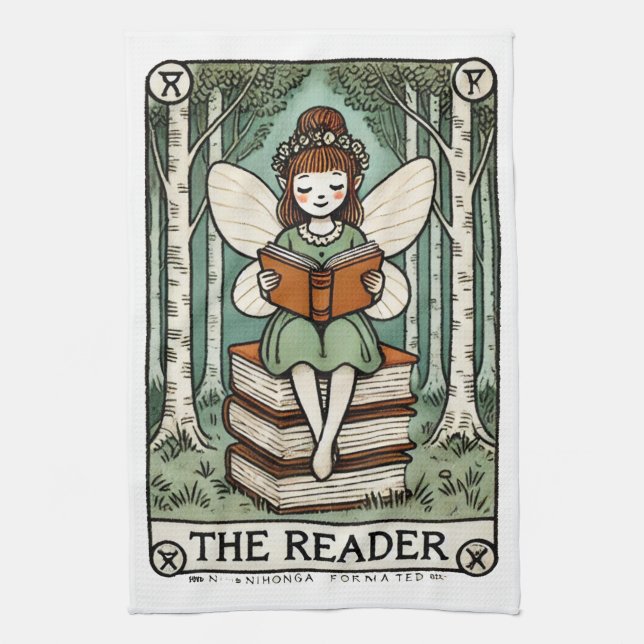 Linge De Cuisine Le lecteur Fairy Tarot Card (Vertical)