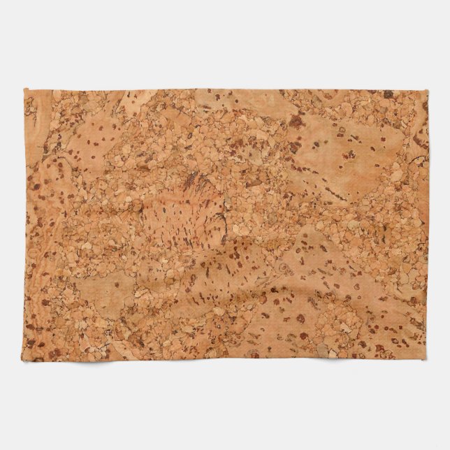 Linge De Cuisine Le look de Macadamia Cork Burl Wood Grain (Horizontal)