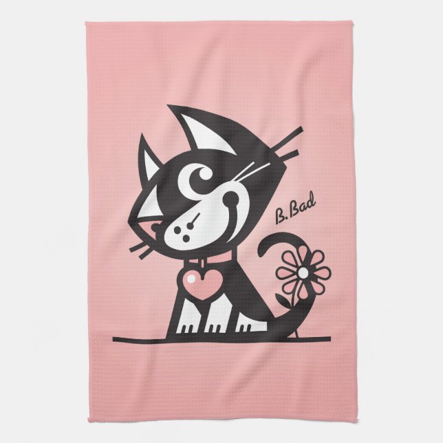 LINGE DE CUISINE LE MAUVAIS KITTY DE BETTY (Vertical)