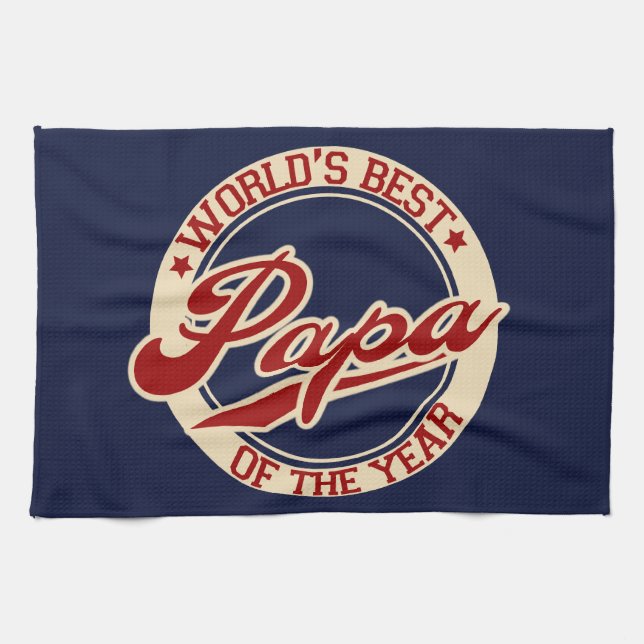 Linge De Cuisine Le meilleur papa du monde (Horizontal)