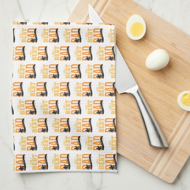 Linge De Cuisine Le Meilleur Papa du Monde (Quart Plié)