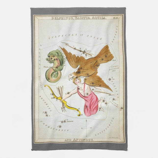 Linge De Cuisine Le miroir de l'Ukraine, la carte céleste de l'astr (Vertical)