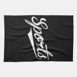 Linge De Cuisine Le mot Sports Un design ironique amusant qui dit S