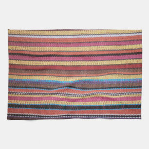 Linge De Cuisine Le motif de rayures de tissu a coloré I + vos