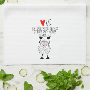 Linge De Cuisine "Le mouton de l'Eternel - Les fruits de l'Esprit"