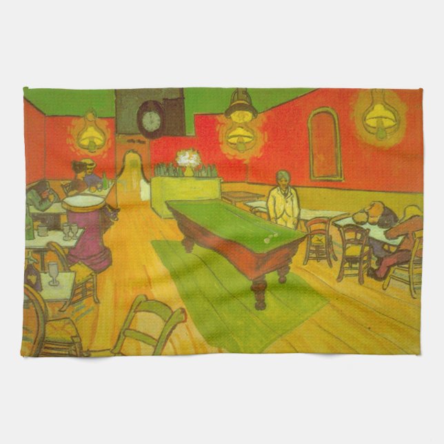 Linge De Cuisine Le Night Cafe de Vincent van Gogh (Horizontal)