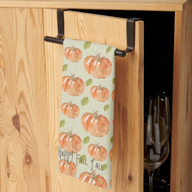 Linge De Cuisine Le patch Citrouille (Pliage en tiers)