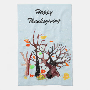 Linge De Cuisine Le pays des merveilles de l'automne