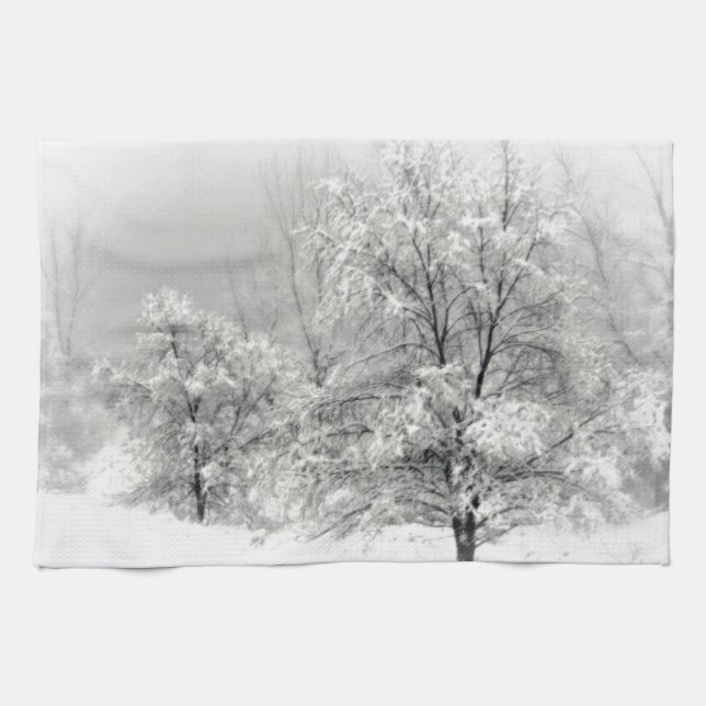 Linge De Cuisine Le pays des merveilles d'hiver (Horizontal)
