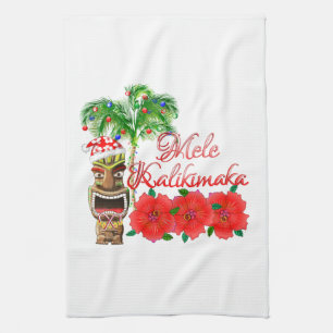 Linge De Cuisine Le Père Noël Tiki Mele Kalikimaka