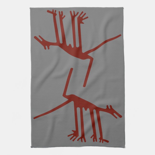 Linge De Cuisine Le Pérou dessine des géoglyphes (Vertical)