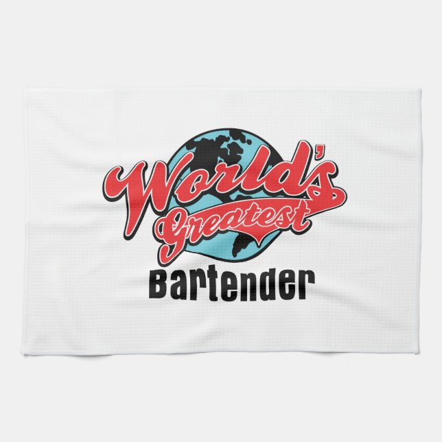 Linge De Cuisine Le plus grand barman des mondes (Horizontal)