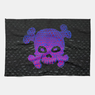 Linge De Cuisine Le pourpre fait sur commande de drapeau de pirate