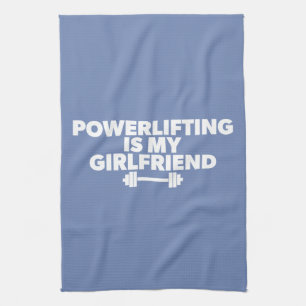 Linge De Cuisine Le Powerlifting Est Ma Petite Amie Barbell Motivat