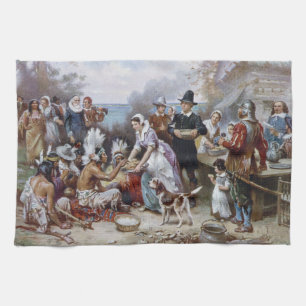 Linge De Cuisine Le premier Thanksgiving par Jean Ferris c. 1912