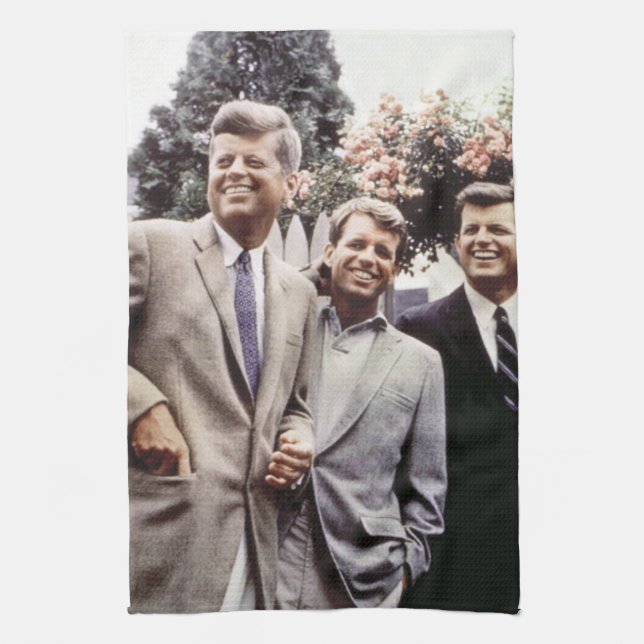 Linge De Cuisine Le président américain John Kennedy & Robert & Ted (Vertical)