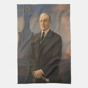 Linge De Cuisine Le président américain Woodrow Wilson & la Liberté