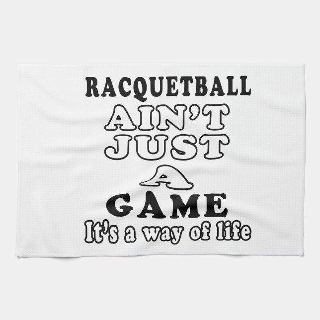 Linge De Cuisine Le racquetball n'est pas simplement un jeu que (Horizontal)