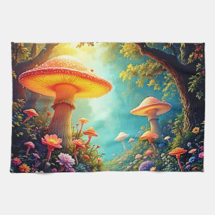 Linge De Cuisine Le rêve enchanté de la forêt de champignons