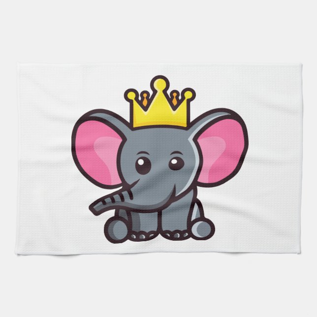 Linge De Cuisine Le roi éléphant (Horizontal)