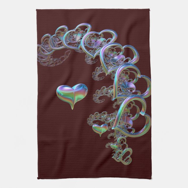 Linge De Cuisine Le rythme du coeur (Vertical)