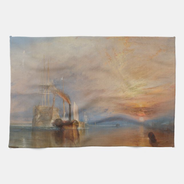 Linge De Cuisine Le Temeraire Tourner Sunset Seascape (Horizontal)