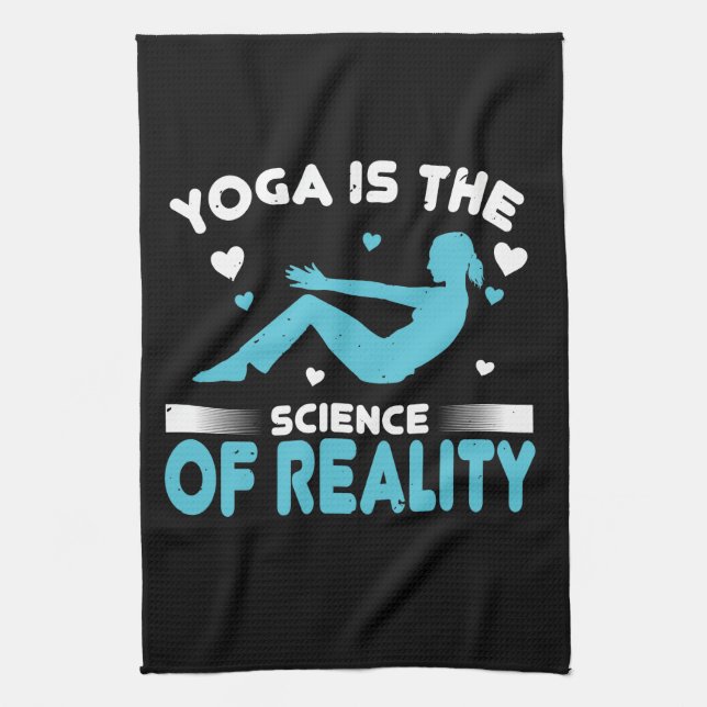 Linge De Cuisine Le Yoga Est La Science De La Réalité (Vertical)