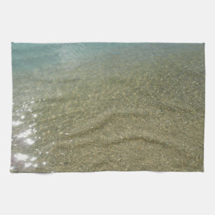 Linge De Cuisine L'eau sur la plage I Photographie Abstraite de la