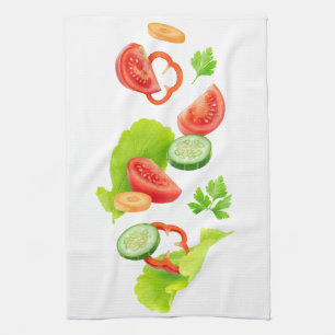 Linge De Cuisine Légumes coupés