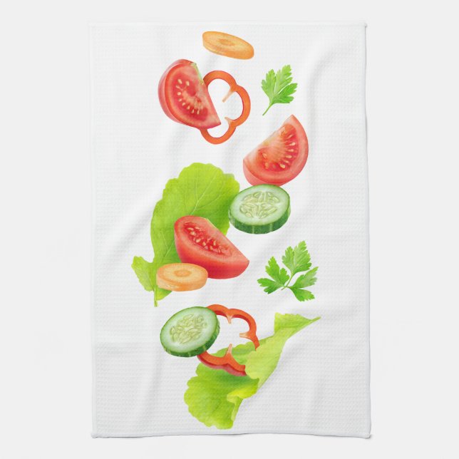 Linge De Cuisine Légumes coupés (Vertical)