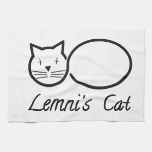 Linge De Cuisine lemniscate le chat de lemni
