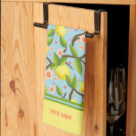Linge De Cuisine Lemon Votre Nom Jaune Fun Floral Plutôt<br><div class="desc">Chic Personnalisé Lemon Floral Pattern Élégant serviette de cuisine. Ces serviettes colorées sont parfaites pour ajouter une joie unique à votre cuisine. Associez-le avec une bouteille de vin et il fait un grand cadeau personnalisé pour les amis, la famille, les collègues, voisins, etc. Ajoutez un nom ou un devis amusant...</div>
